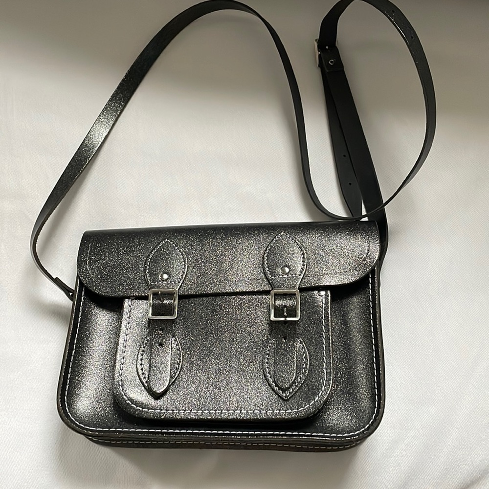 The Cambridge Satchel Company Black Messenger Crossbody Bag